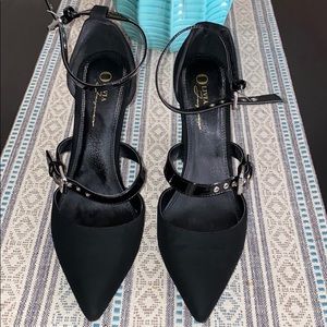 Black Strap Black Heels